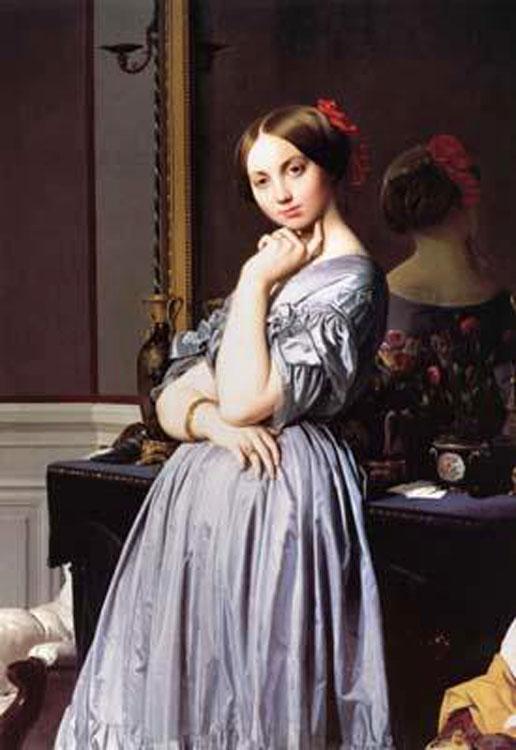 steve art gallery Portrait of Vicomtesse Louise-Albertine Jean Auguste Dominique Ingres