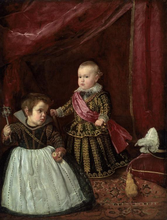 steve art gallery Prince Baltasar Carlos with a Dwarf Diego Velazquez 50x40cm