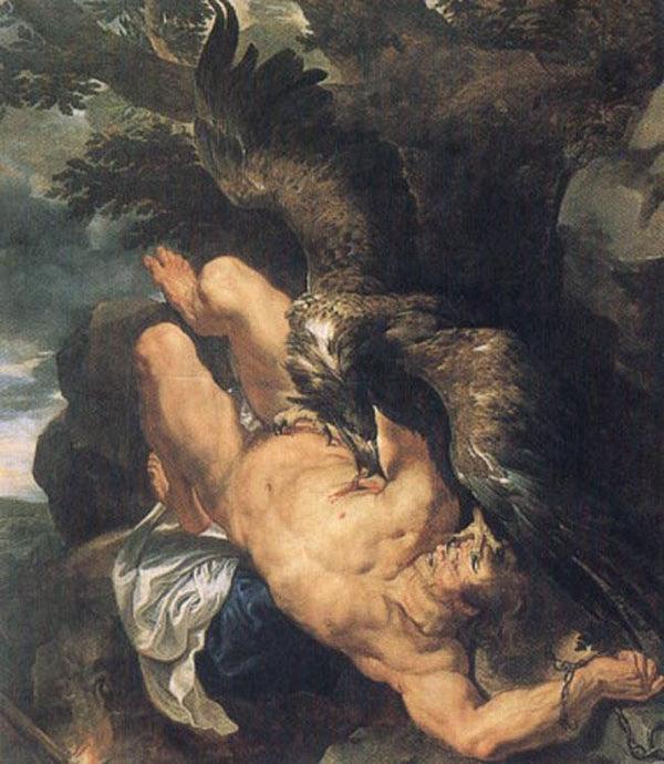 steve art gallery Prometbeus Bound Peter Paul Rubens 60x50 cm
