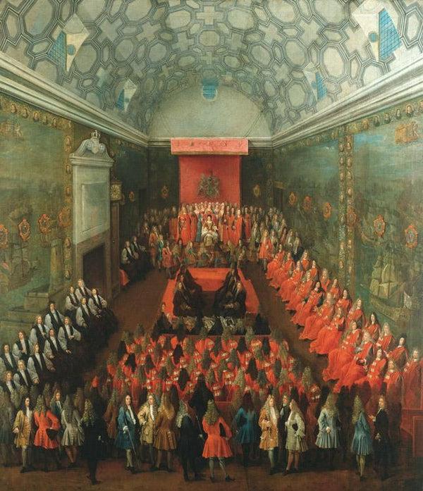 steve art gallery Queen Anne at the House of Lords Peter Tillemans 60x50cm