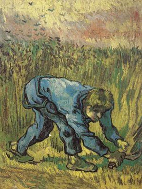 steve art gallery Reaper with Sickle Vincent Van Gogh 33x44cm