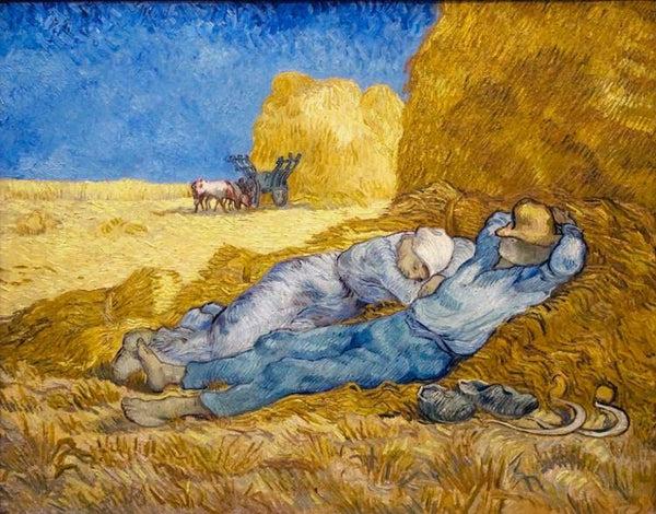 steve art gallery Rest from Work Vincent Van Gogh 50x40cm