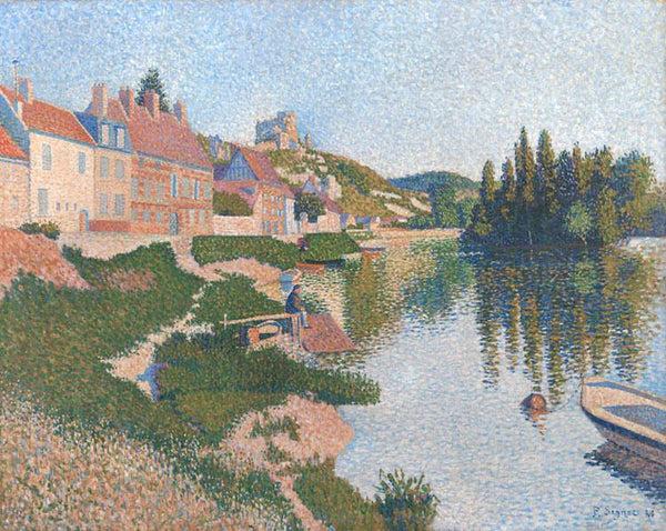 steve art gallery Riverbank Petit-Andely Paul Signac 65x81cm