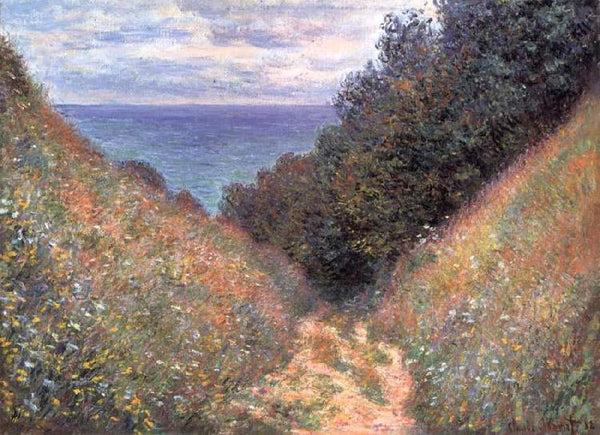 steve art gallery Road at La Cavee Pourville Claude Monet 60.5x81.6cm