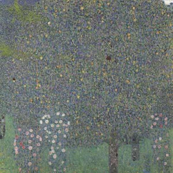 steve art gallery Rose Bushes Under the Trees Gustav Klimt 50x50cm