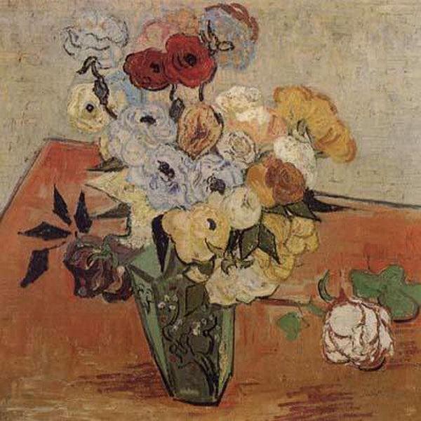 steve art gallery Roses and Anemones Vincent Van Gogh 51.7x52cm