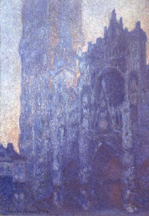 steve art gallery Rouen Cathedral Facade and Tour d-Albane Claude Monet 60x40cm