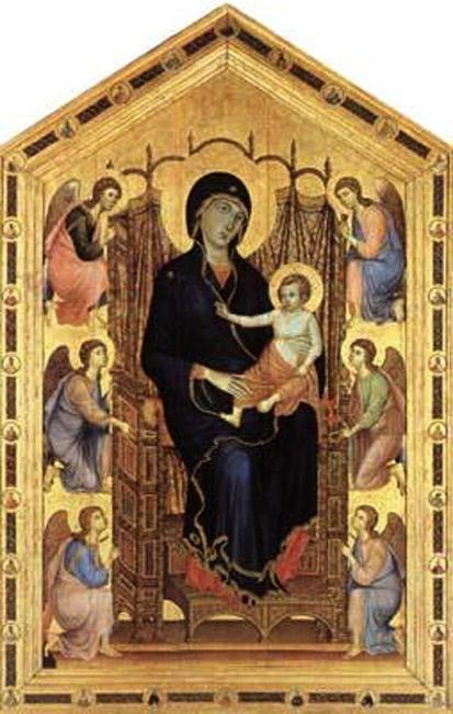 Steve Art Gallery Rucellai Madonna Duccio Di Buoninsegna 60x40cm