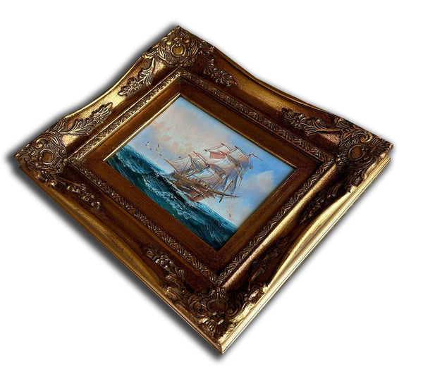 steve art gallery Sailing and sea hand-painted 20x25 cm eller 8x10 ins