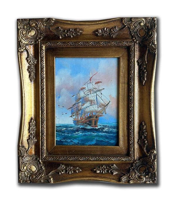steve art gallery Sailing and sea hand-painted 20x25 cm eller 8x10 ins