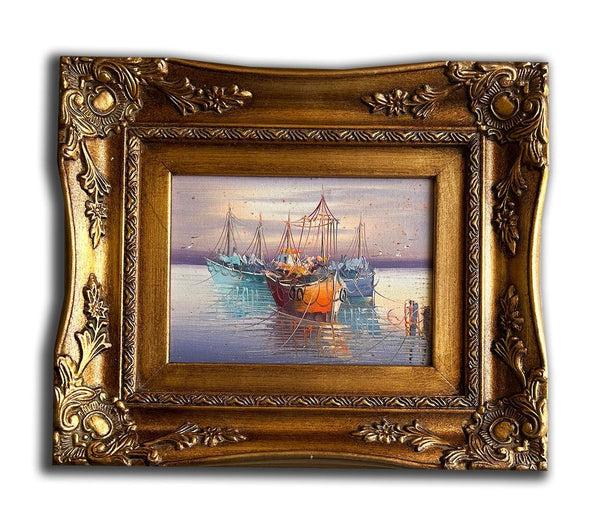 Steve Art Gallery Sailing And Venice Hand-painted 20x25 Cm Eller 8x10 Ins