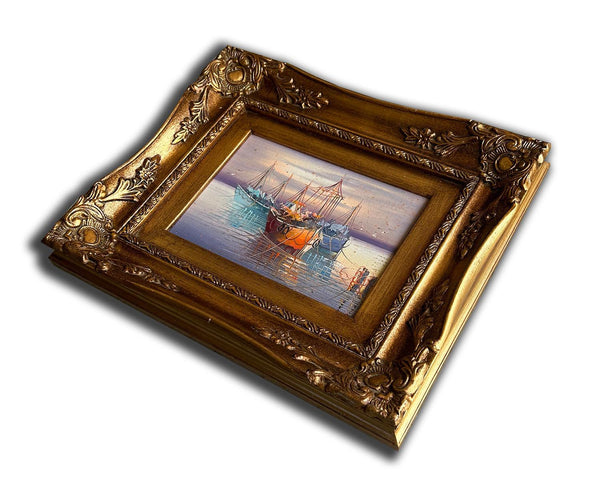 steve art gallery Sailing and venice hand-painted 20x25 cm eller 8x10 ins