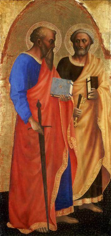 steve art gallery Saint Peter and Saint Paul MASOLINO da Panicale 80x40cm