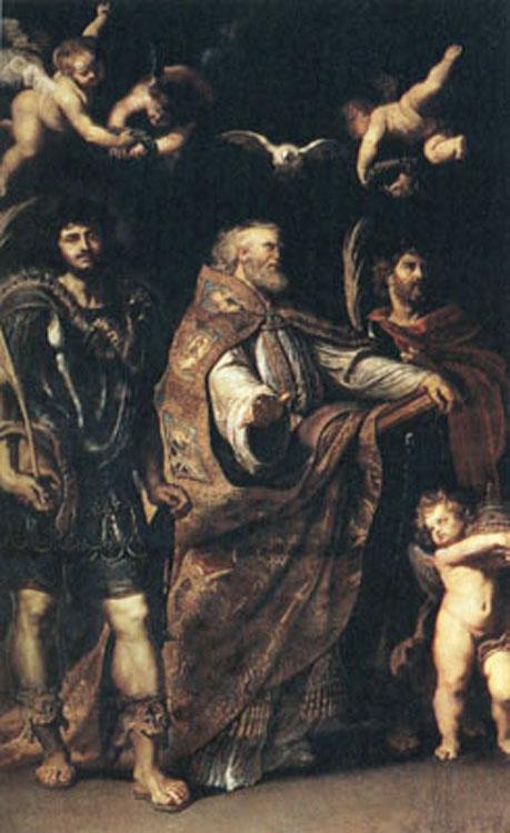 steve art gallery Saints Gregory Maurus and Papianus Peter Paul Rubens 60x40 cm