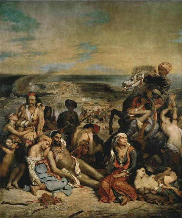 steve art gallery Scenes of the Massacres of Scio Eugene Delacroix 60x50cm