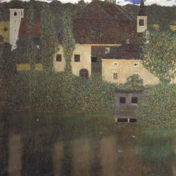 steve art gallery Schlo Kammer at Lake Atter I Gustav Klimt 50x50cm