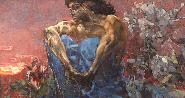 steve art gallery Seated Demon Mikhail Vrubel 80x40cm