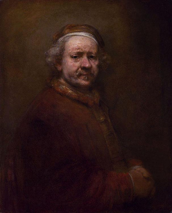 steve art gallery Self-portrait aged 63 REMBRANDT Harmenszoon van Rijn 50x40cm