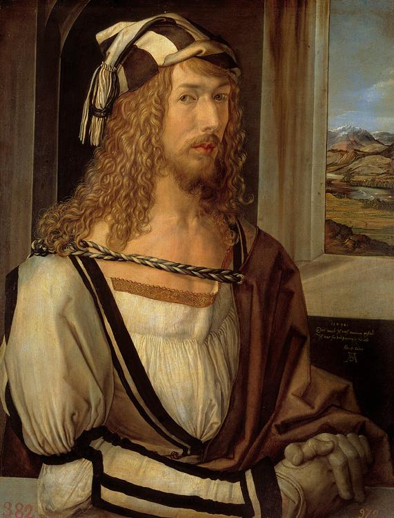 steve art gallery Self-portrait Albrecht Durer 52x41cm