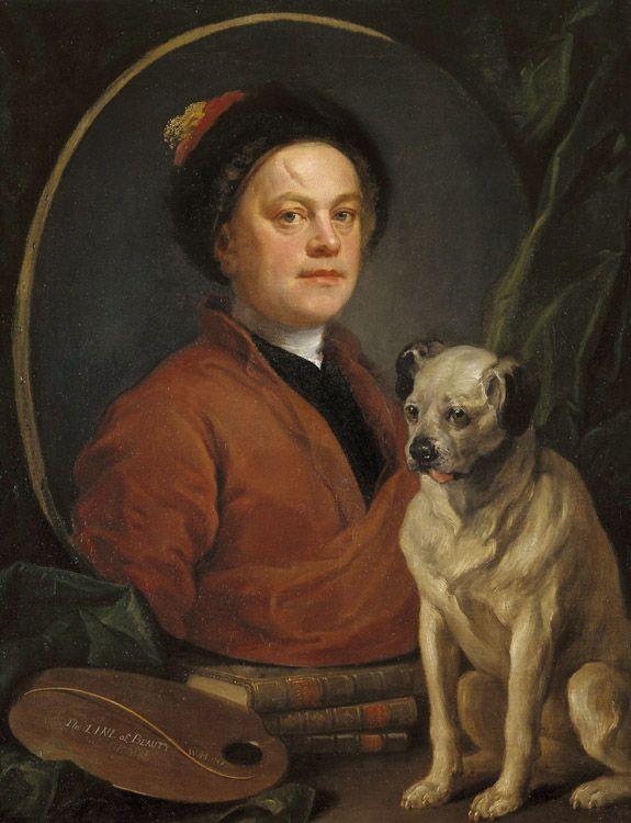 steve art gallery Self-portrait HOGARTH William 50x40cm