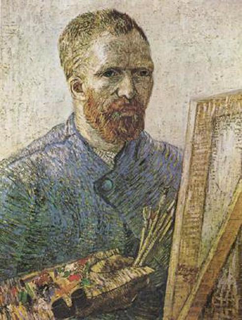 steve art gallery Self-Portrait in Fromt of thte Easel Vincent Van Gogh 65.5x50.5cm