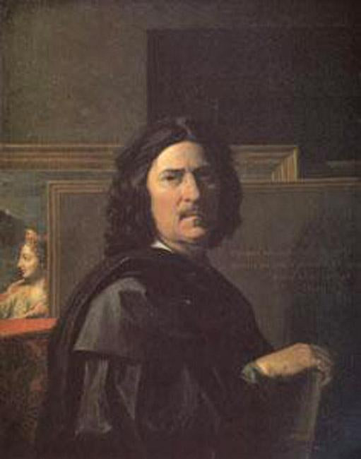 steve art gallery Self Portrait Nicolas Poussin 50x40cm