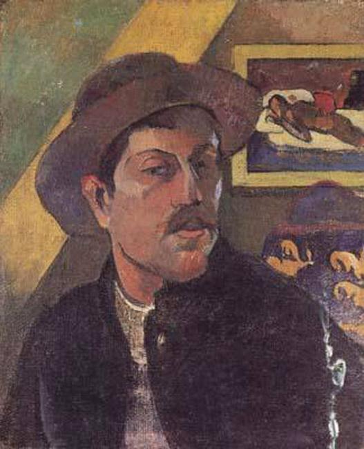 steve art gallery Self-Portrait Paul Gauguin 46x38cm