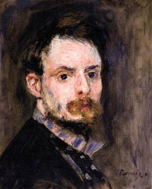 steve art gallery Self-Portrait Pierre Renoir 39.1x31.7cm