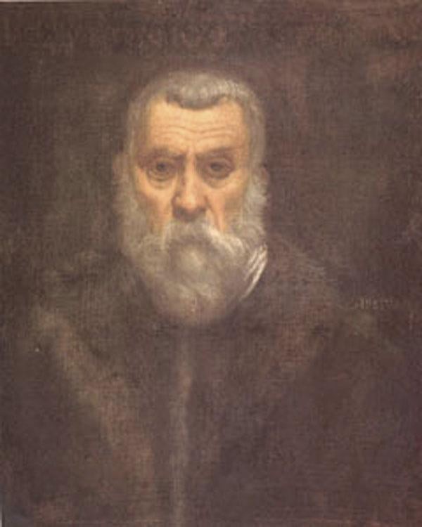 steve art gallery Self Portrait TINTORETTO Jacopo 50x40cm