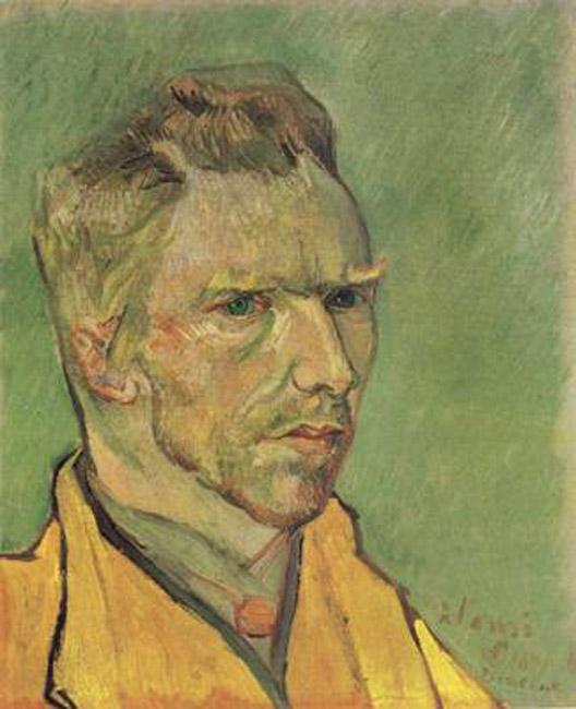 steve art gallery Self-Portrait Vincent Van Gogh 46x38cm