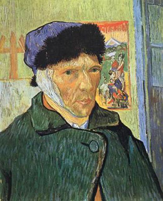 steve art gallery Self-Portrait with Bandaged Ear Vincent Van Gogh 60x49cm
