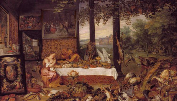 steve art gallery Sense of Taste BRUEGHEL Jan the Elder 60x40cm
