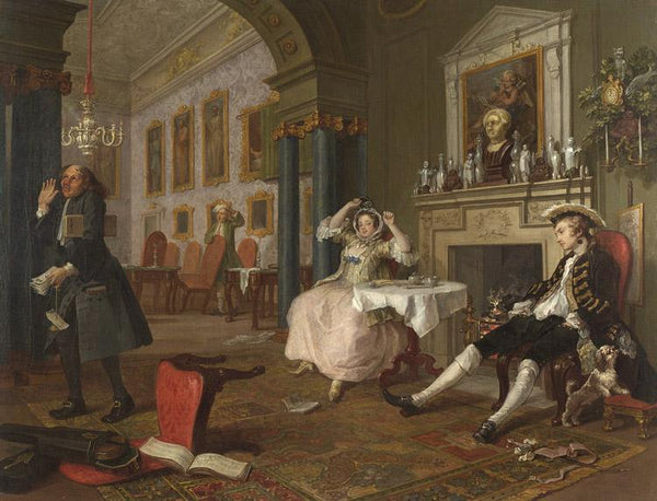 steve art gallery Shortly after the Marriage HOGARTH William 50x40cm