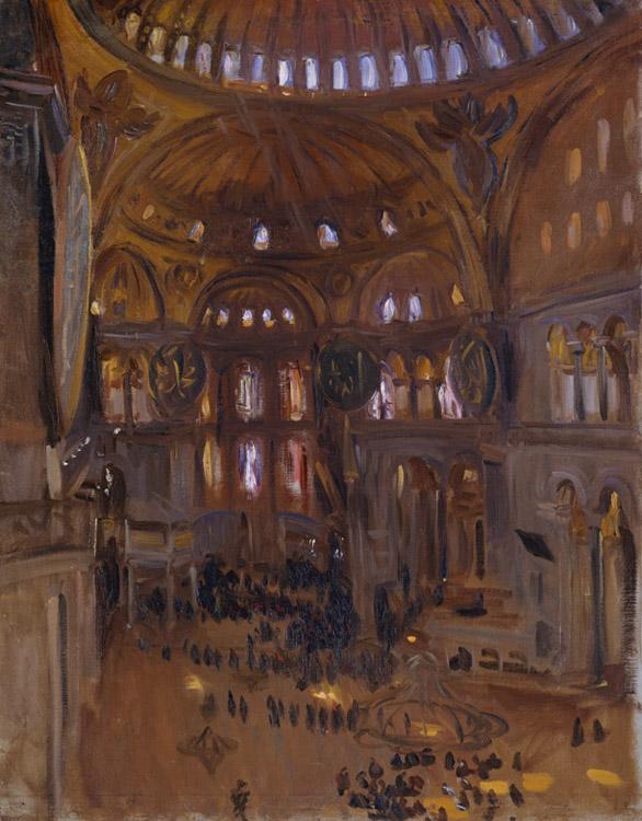 steve art gallery Sketch of Santa Sofia John Singer Sargent 80x61.7cm