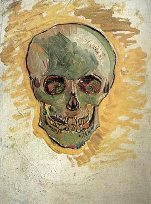 steve art gallery Skull Vincent Van Gogh 41.5x31.5cm