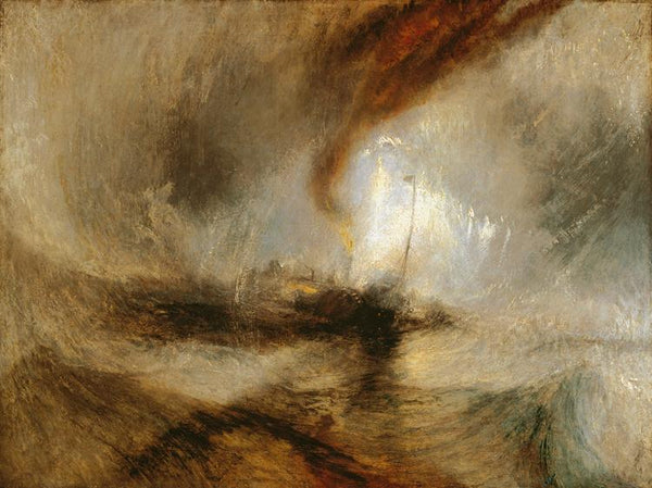 steve art gallery Snow Storm-Steam Boat off a Harbour's J.M.W. Turner 50x40cm