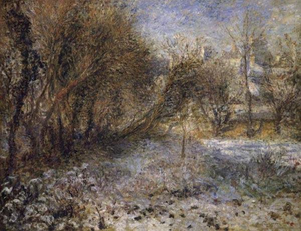 steve art gallery Snowy Landscape Pierre Renoir 50x65cm
