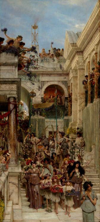 steve art gallery Spring Alma-Tadema Sir Lawrence 80x40cm