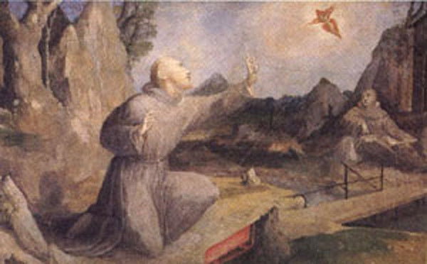 steve art gallery St Francis Receiving the Stigmata Domenico Beccafumi