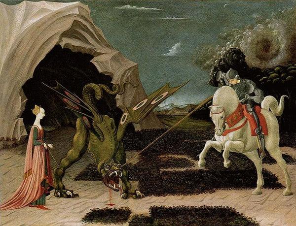 steve art gallery St George and the Dragon UCCELLO Paolo 57x74cm