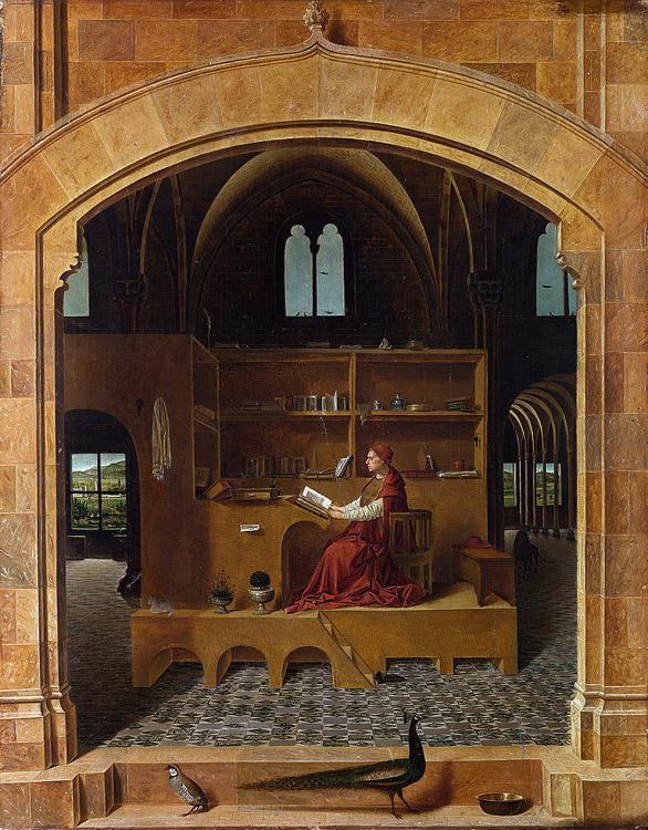 steve art gallery St Jerome in His Study Antonello da Messina 46x36cm