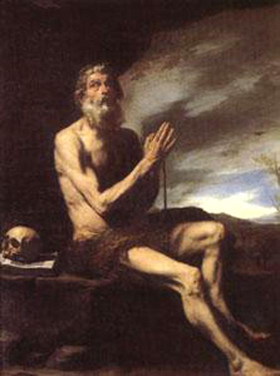steve art gallery St Paul the Hermit Jusepe de Ribera 50x40cm
