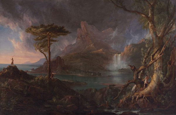 steve art gallery A Wild Scene Thomas Cole 60x40cm