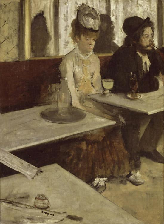 steve art gallery Absinthe Edgar Degas 50x40cm