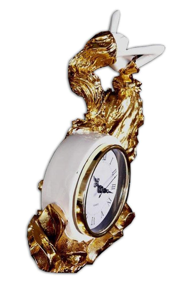 Steve Art Gallery Clock With Sculpture 30x23x13 Cm