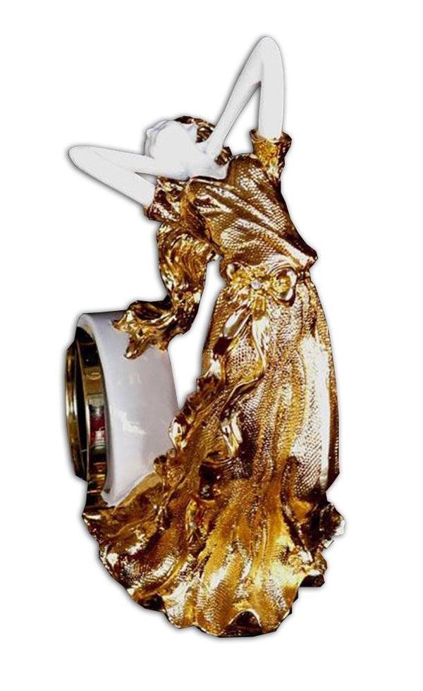 Steve Art Gallery Clock With Sculpture 30x23x13 Cm