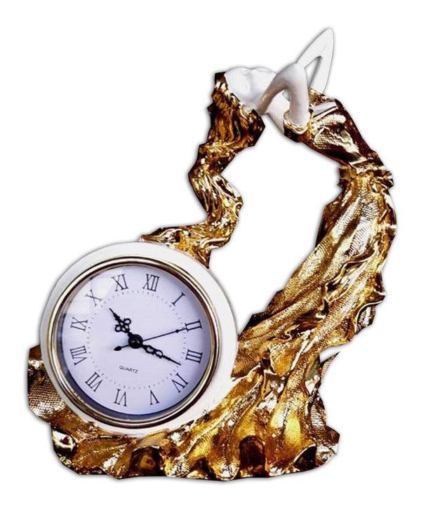 steve art gallery Clock with sculpture 30x23x13 cm