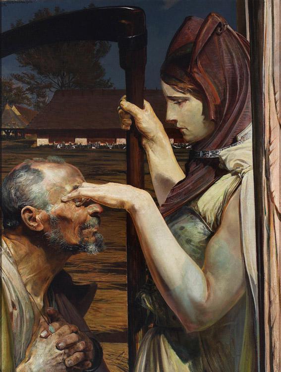 steve art gallery Death Malczewski Jacek 50x40cm
