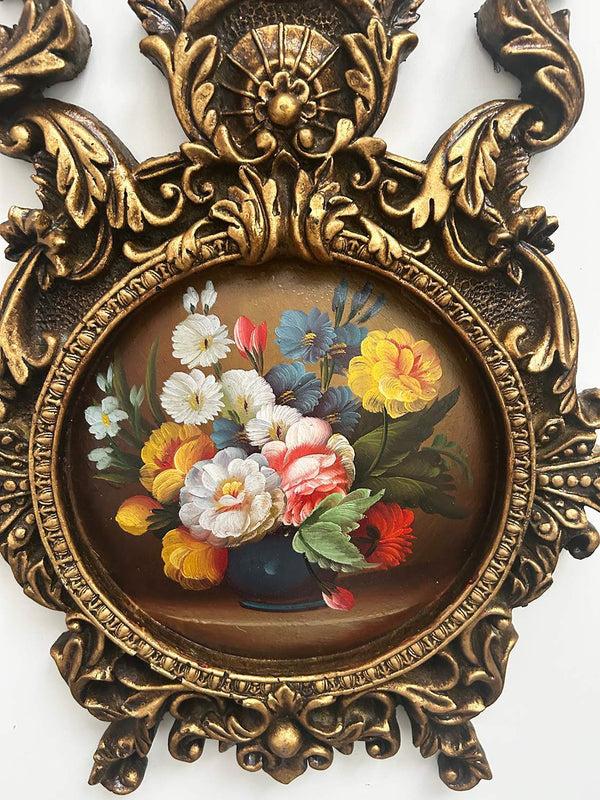 Steve Art Gallery Floral Oil Painting 48x30 Cm