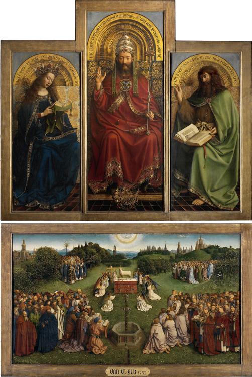 steve art gallery Ghent Altar Jan Van Eyck 60x40cm